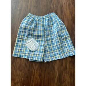 Boys 6 plaid shorts NWT